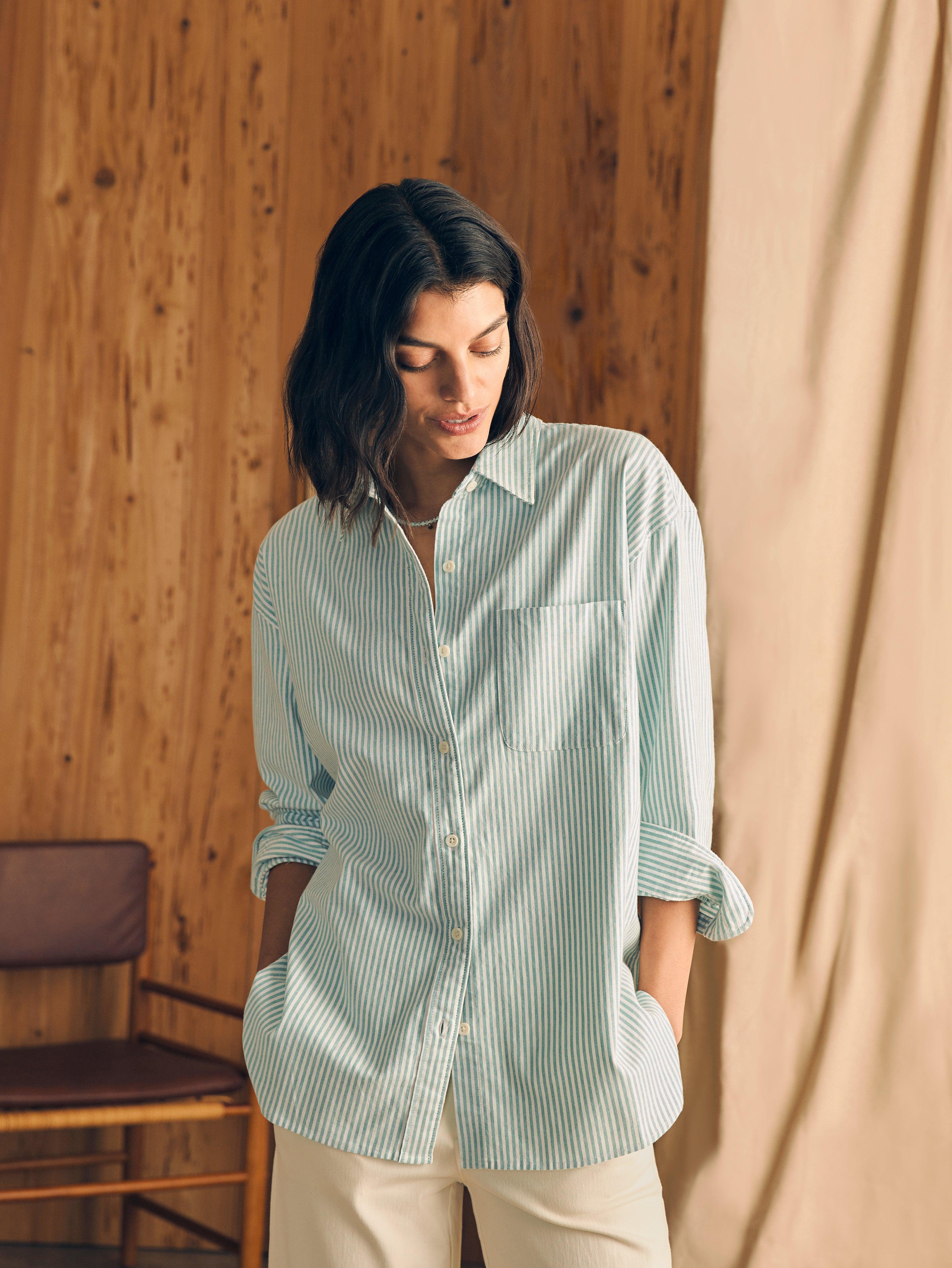 Stretch Oxford Relaxed Shirt