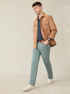 Stretch Terry 5-Pocket - Ocean Glass