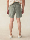 Corduroy Drawstring Utility Short - Coastal Sage