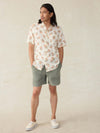Corduroy Drawstring Utility Short - Coastal Sage