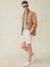 Corduroy Drawstring Utility Short - Plaza Stone