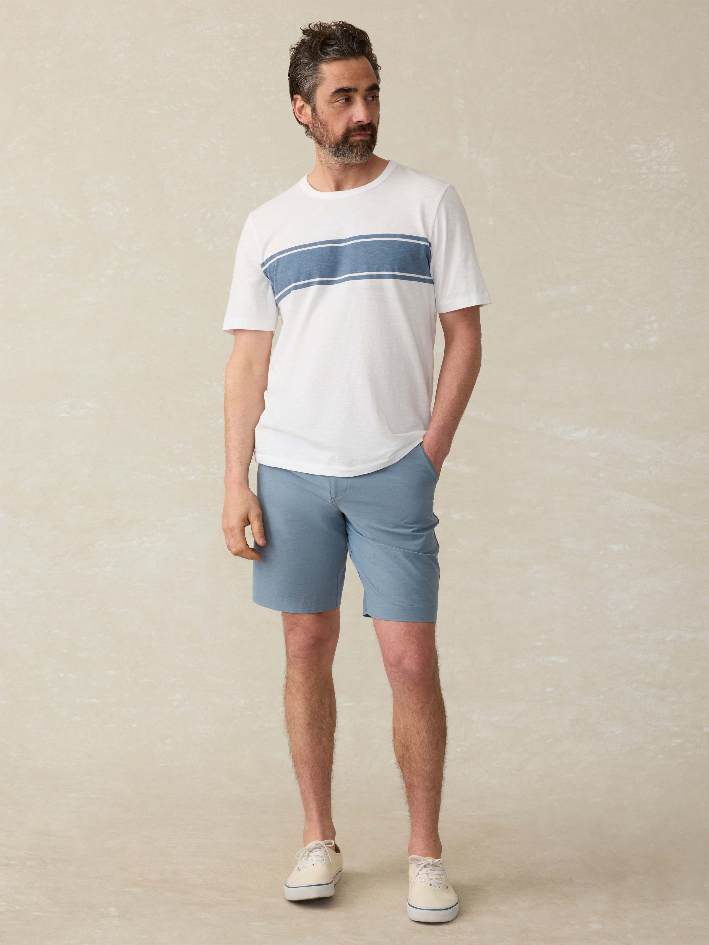 Faherty 7-Inch All Day Short 2.0 Shorts - Rose Red