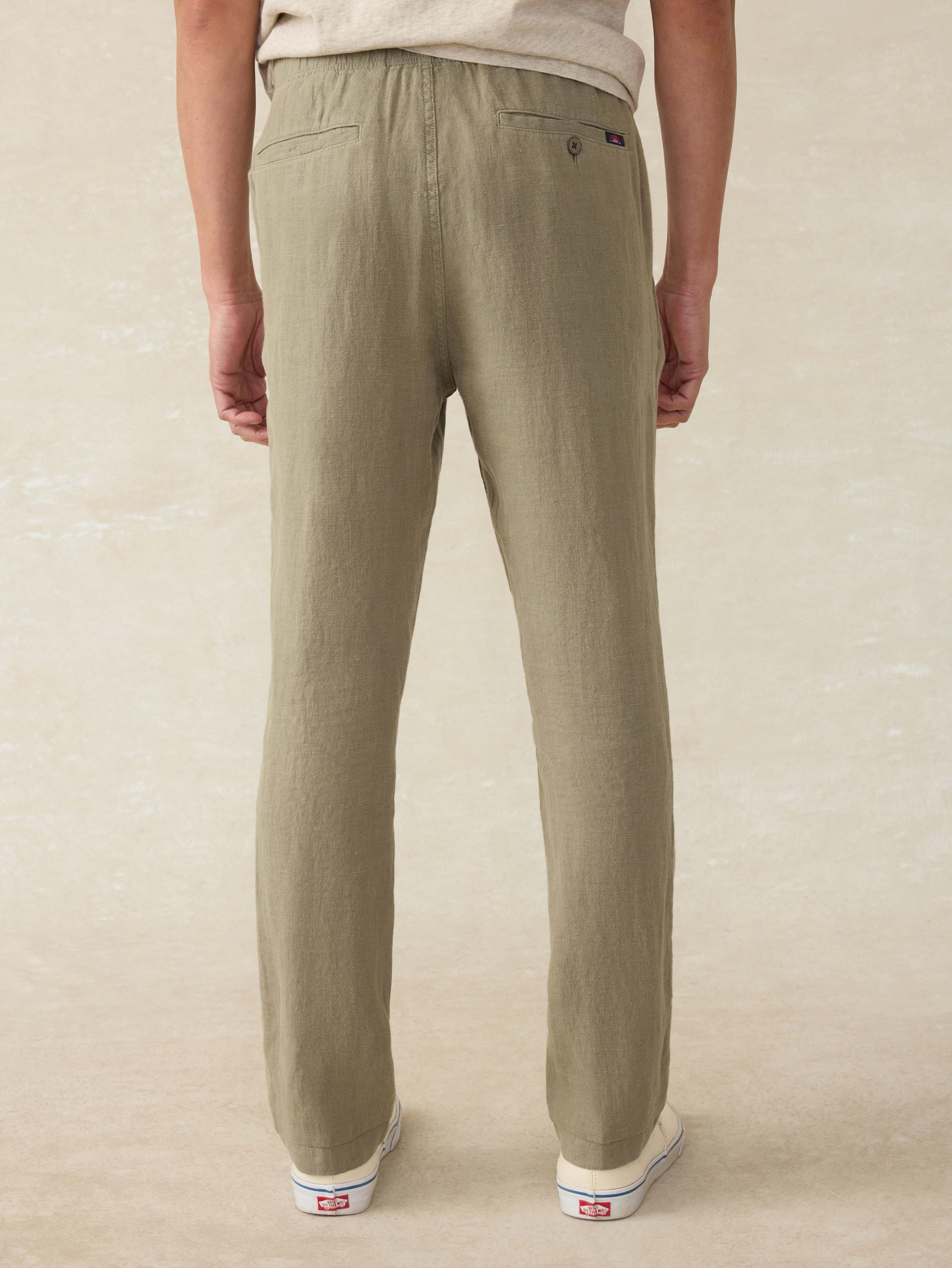 Linen Drawstring Pant