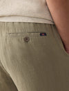 Linen Drawstring Pant - Canyon Olive
