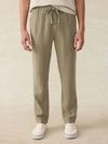 Linen Drawstring Pant - Canyon Olive