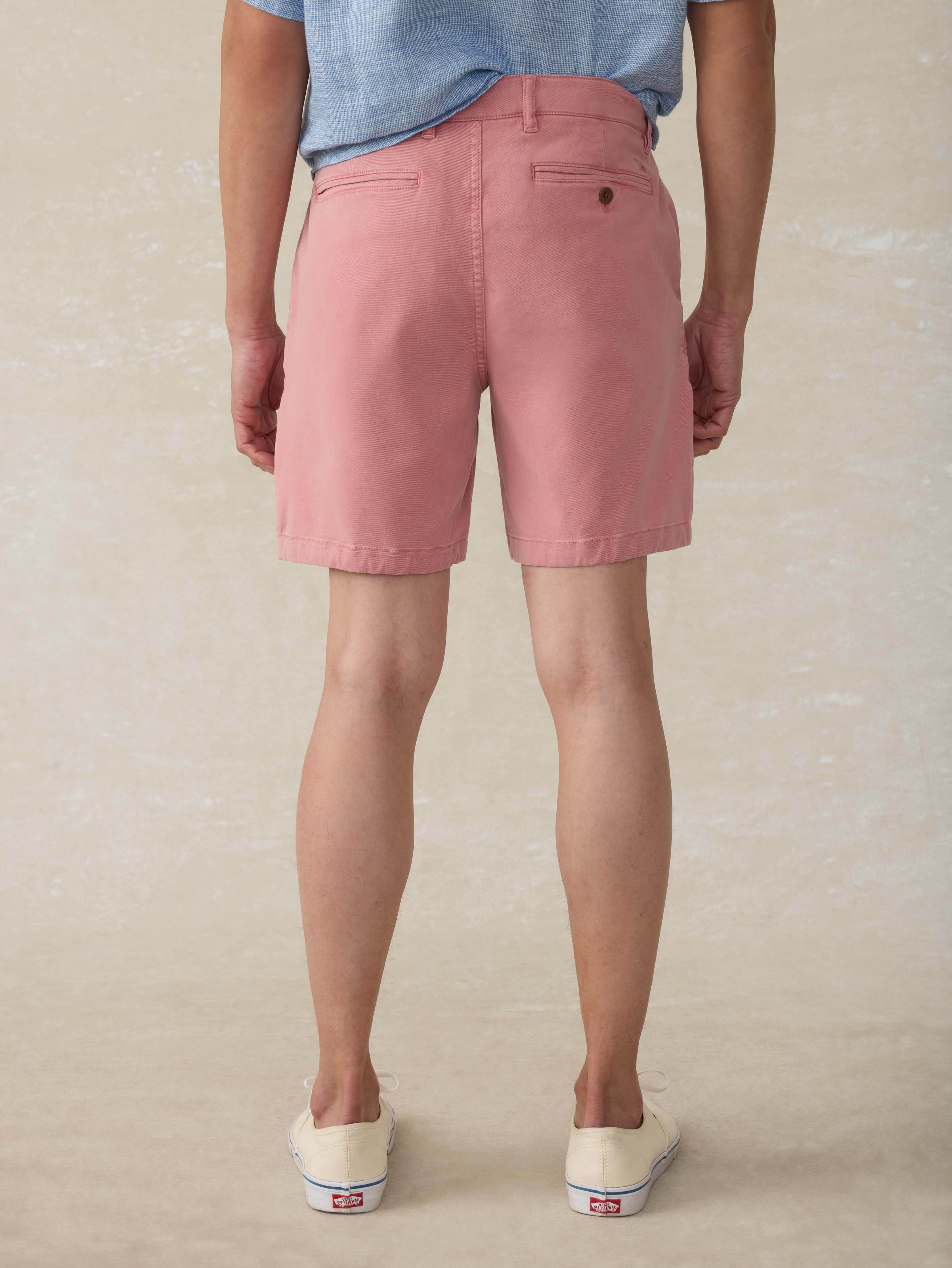 Coastline Chino Short (7") - Faded Flag