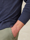 Sunwashed Slub Hoodie - Blue Nights