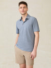 Short-Sleeve Movement™ Polo Shirt - Azure Beach Stripe