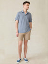 Short-Sleeve Movement™ Polo Shirt - Azure Beach Stripe