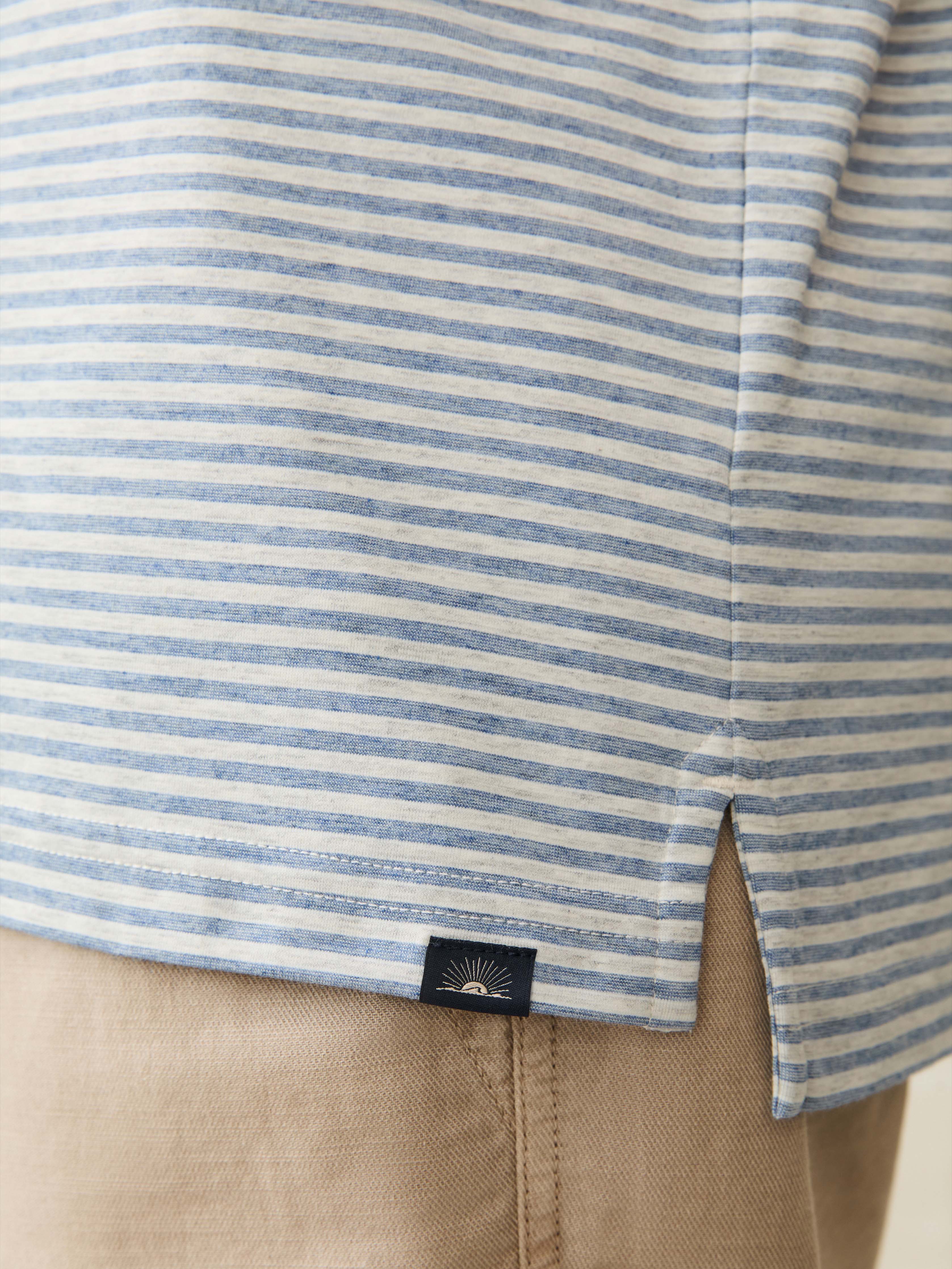 Short-Sleeve Movement™ Polo Shirt - Long Valley Stripe