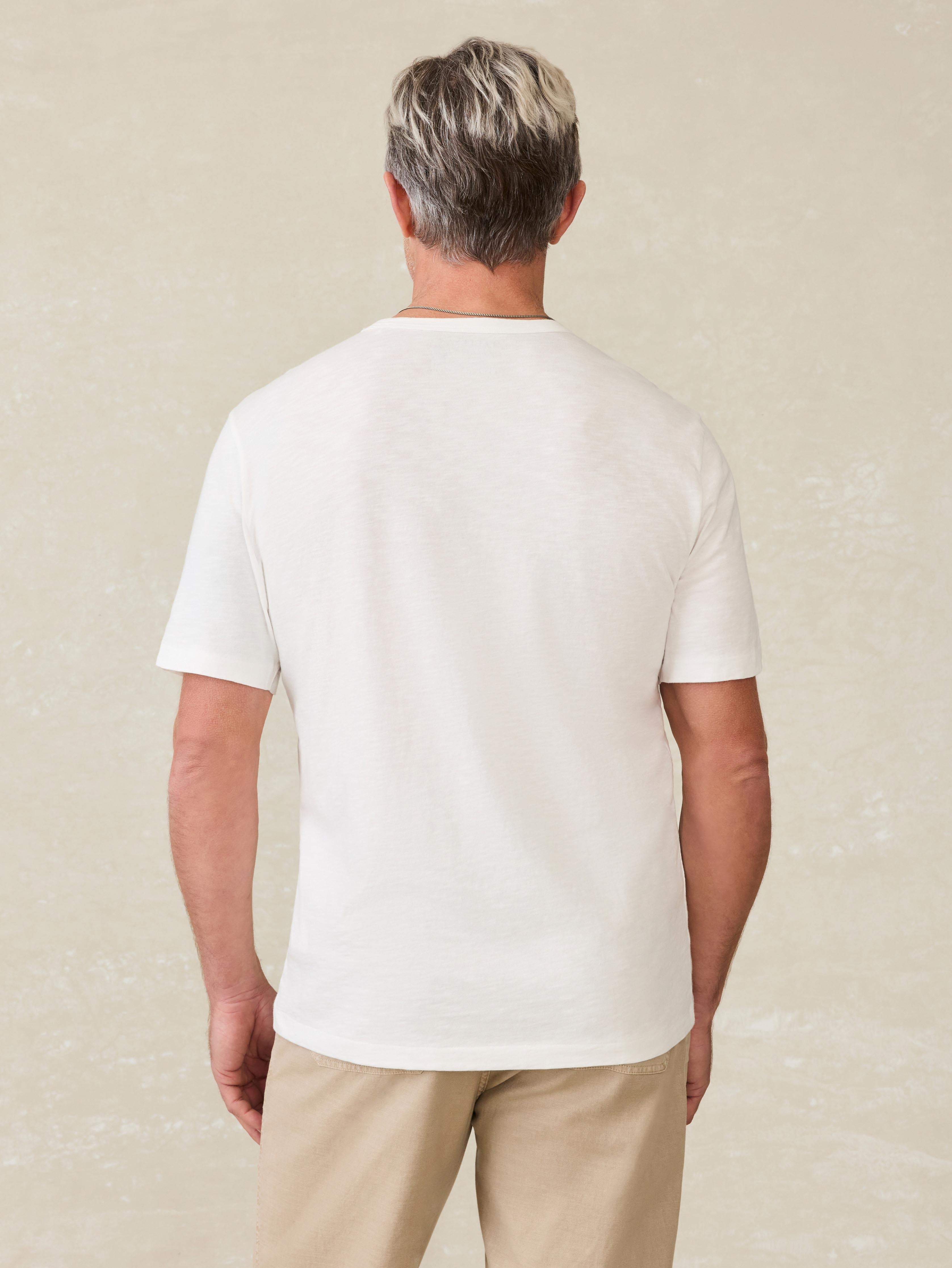 Sunwashed Regenerative Tee - White
