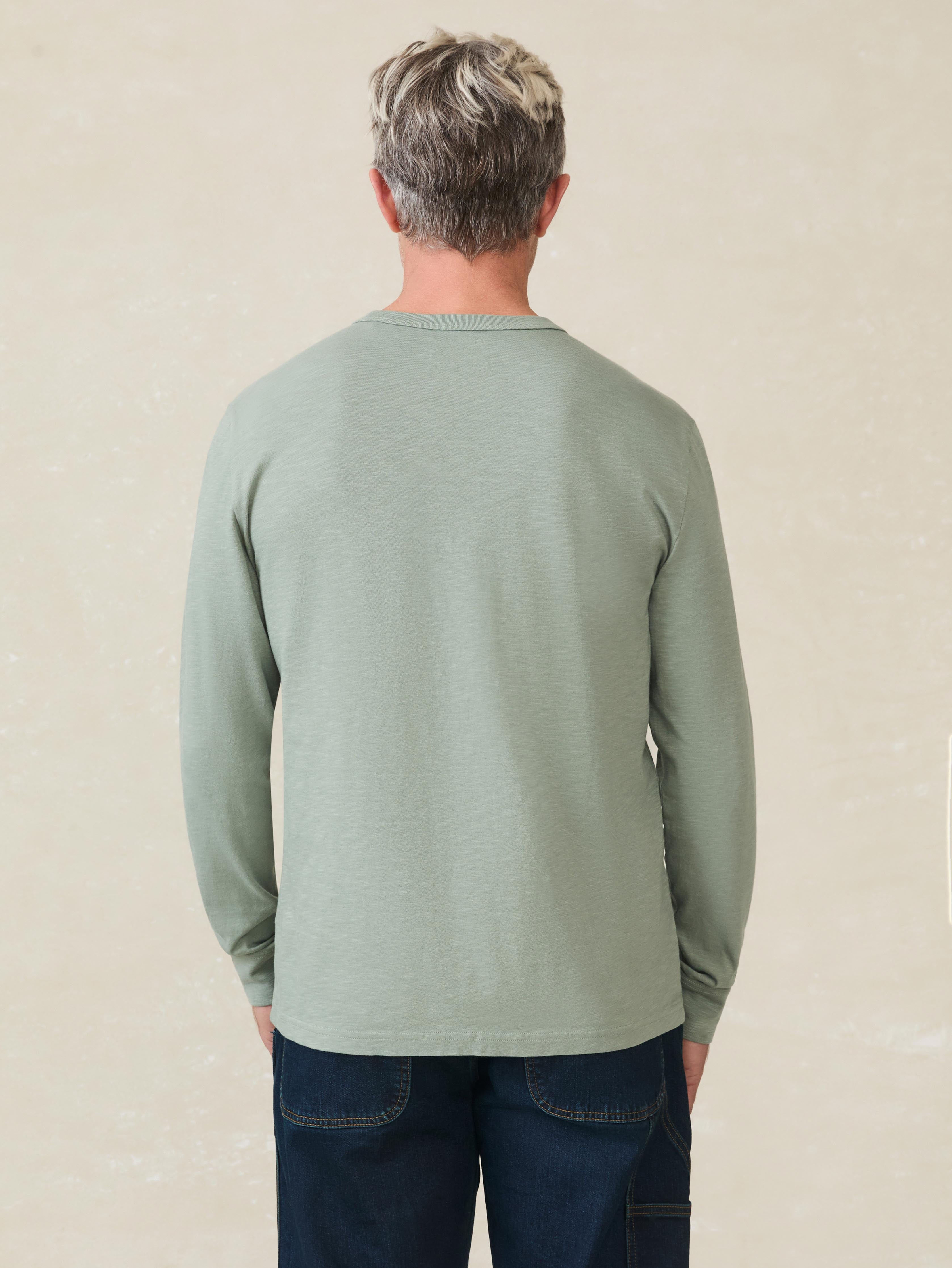 Long-Sleeve Sunwashed Tee - Sage Creek