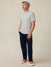 Sunwashed Regenerative Pocket Tee - Granite Heather