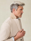 Inlet Knit Tweed Blazer - Khaki Stone Herringbone