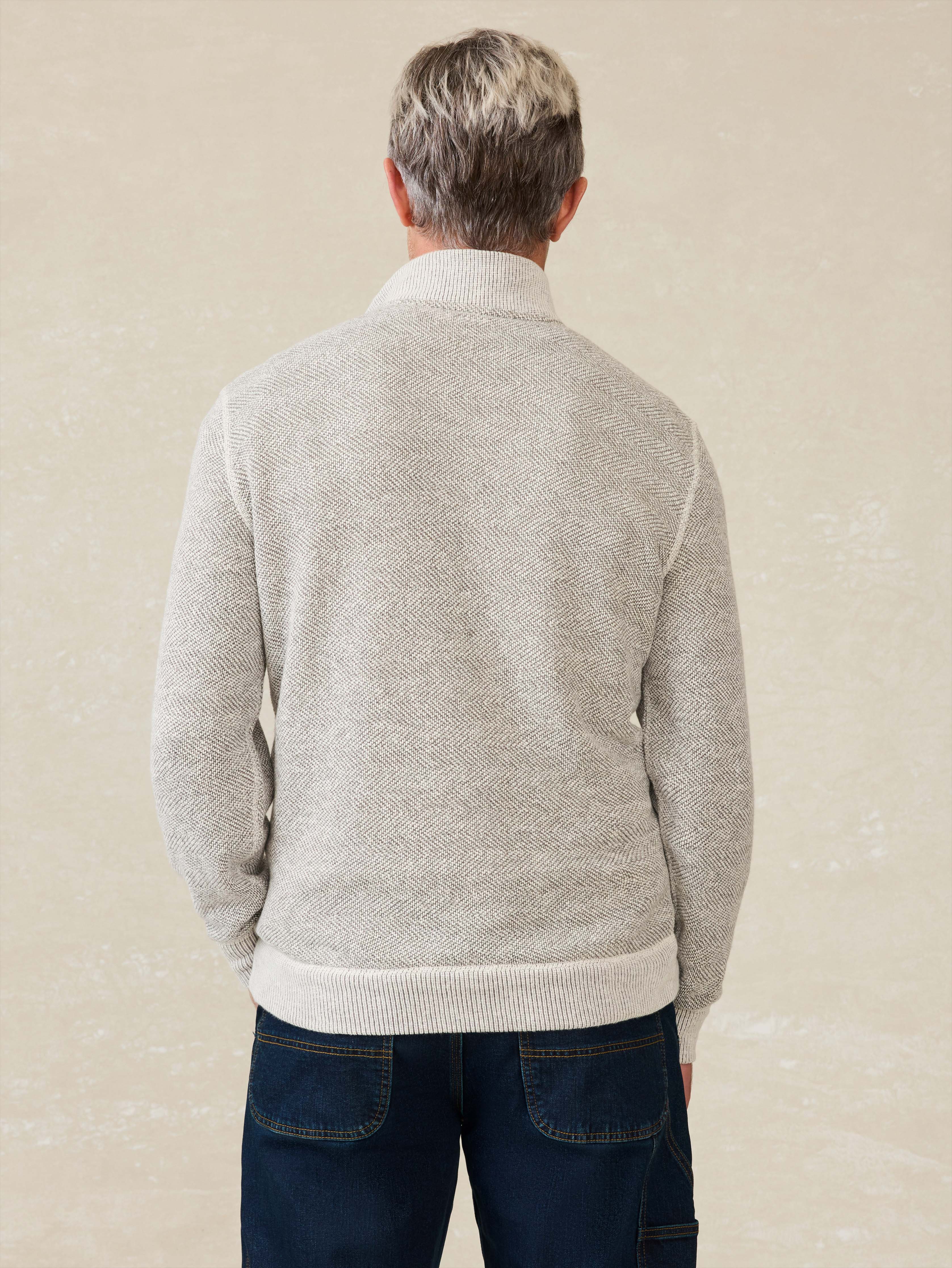 Whitewater Quarter Zip - Grey Shell Loop