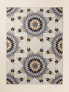 B. Yellowtail Star Patchwork Blanket - Grey Star Patchwork