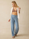 Laidback Gauze Pant - Light Indigo Wash