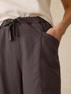 Topanga Drape Pant - Washed Black