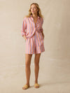 Laguna Linen Bayview Short - Cabana Multi Stripe