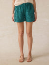 Cabana Towel Terry Short - Emerald Poolside Foliage