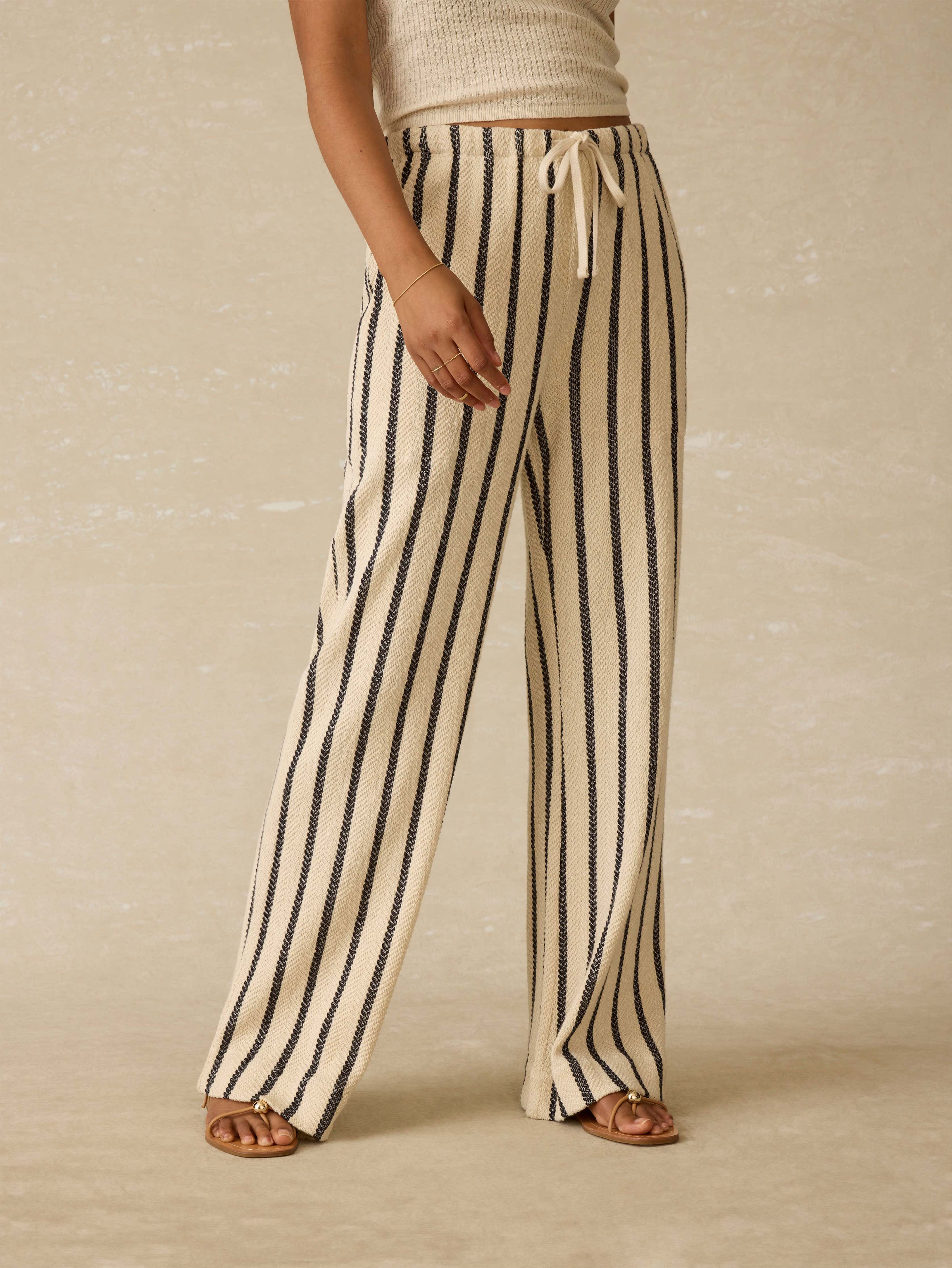 Laidback Dockside Pant - Moon Shadow Stripe