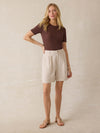 Sun Strider Linen Short - Flax