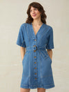 Denim Camille Mini Dress - Sedona Blue Wash