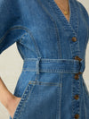 Denim Camille Mini Dress - Sedona Blue Wash