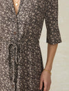 Island Dress - Charcoal Woodstock Floral