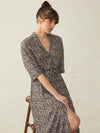 Island Dress - Charcoal Woodstock Floral