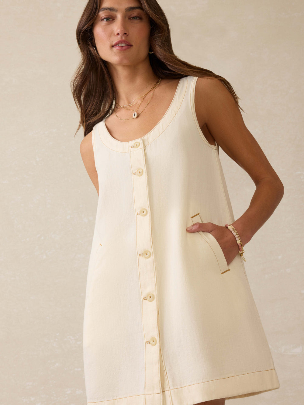 Linen Denim Malibu Mini Dress Whitecliff Wash linen-denim-malibu-mini-dress-whitecliff-wash