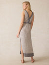 Macey Linen Maxi Dress - Summer Pearl Blossom