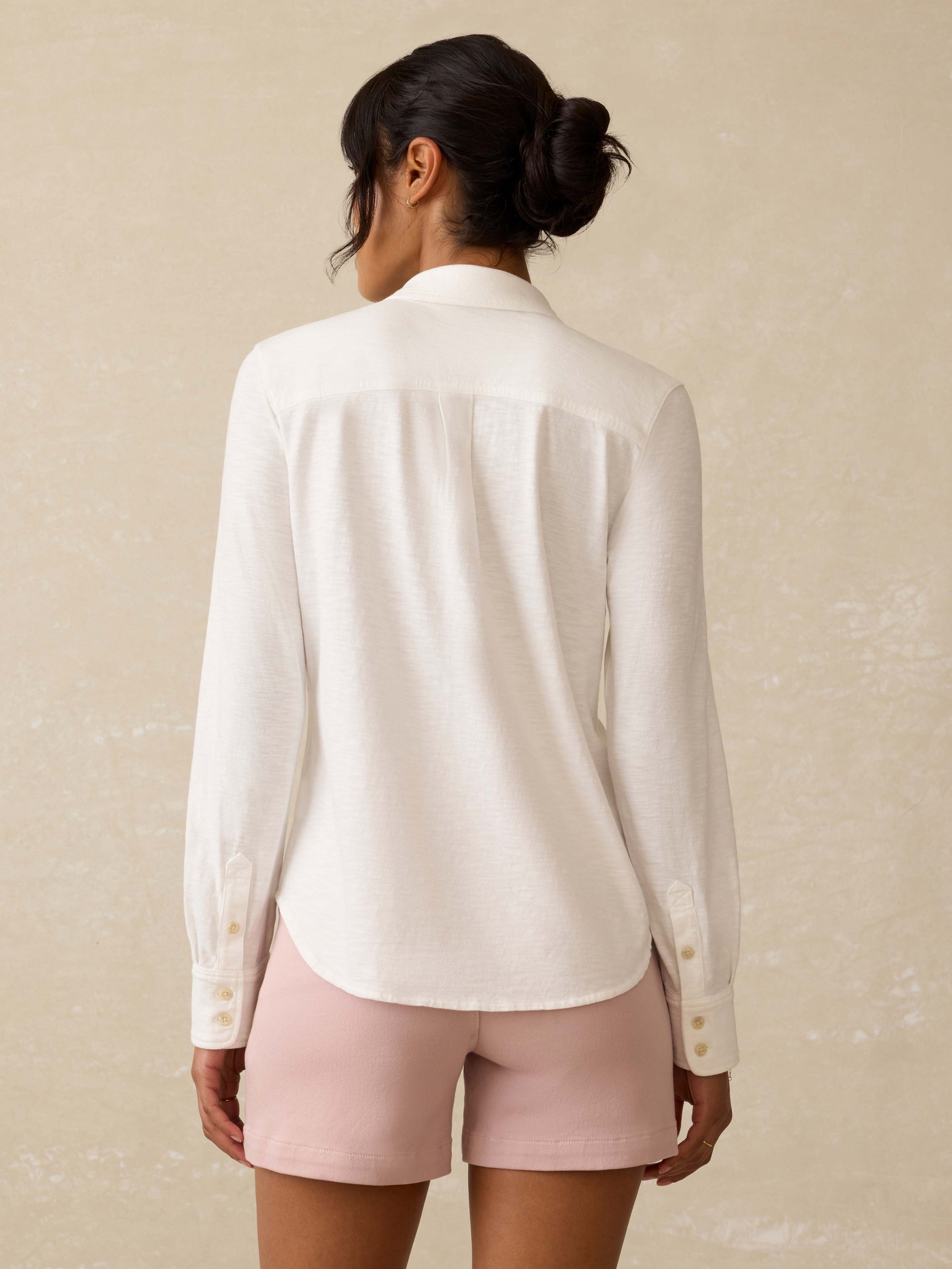 26100705 (Barcos Knit Shirt of white red main image 1