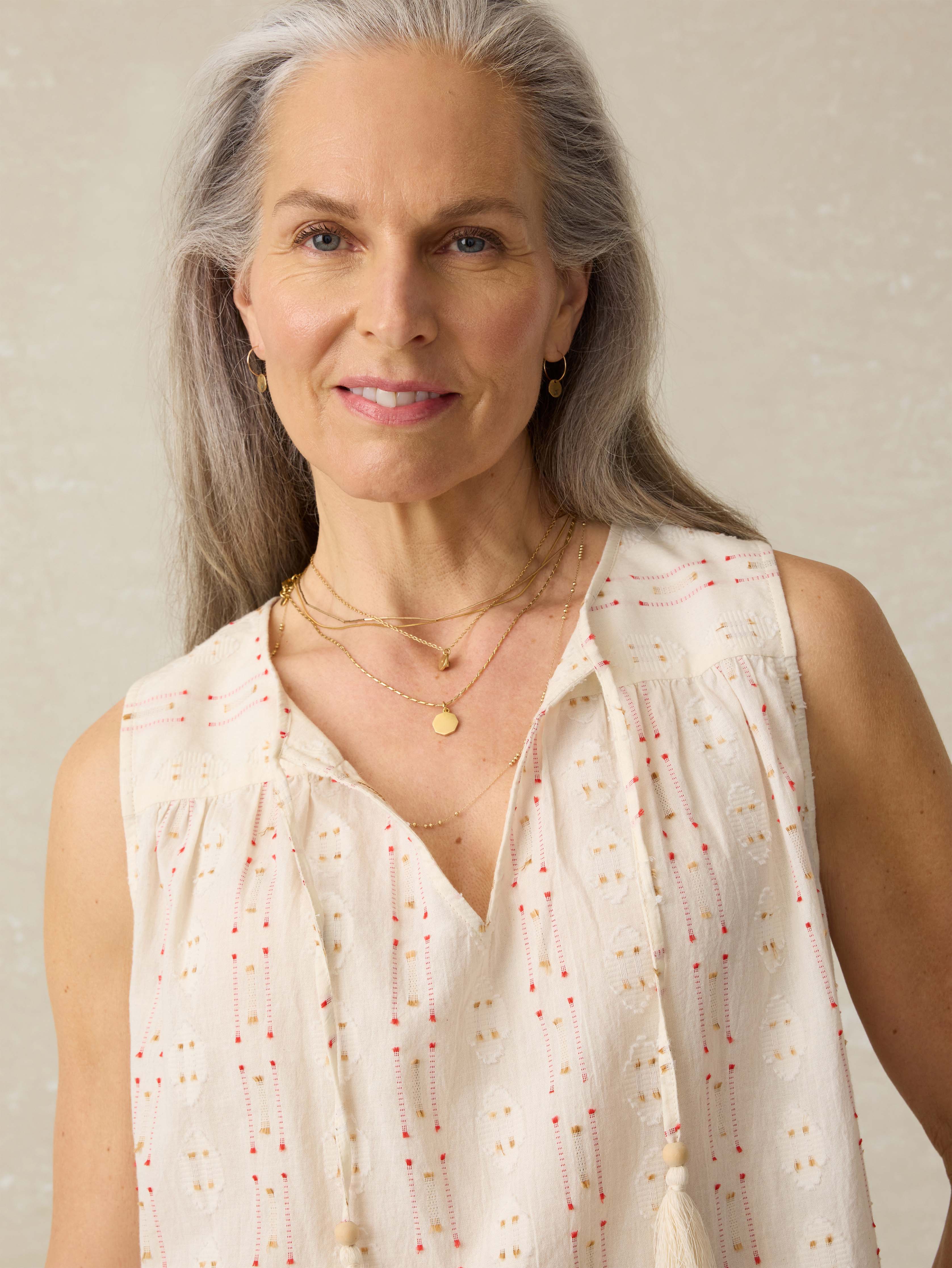 Skylar Blouse - Sunburst Dobby