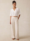 Palma Linen Avery Top - White