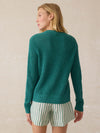 Miramar Linen Cardigan - Deep Jungle