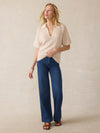 Seacoast Crochet Polo - Cream