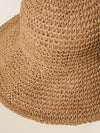 Womens Straw Sun Hat - Salt