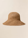 Womens Straw Sun Hat - Salt