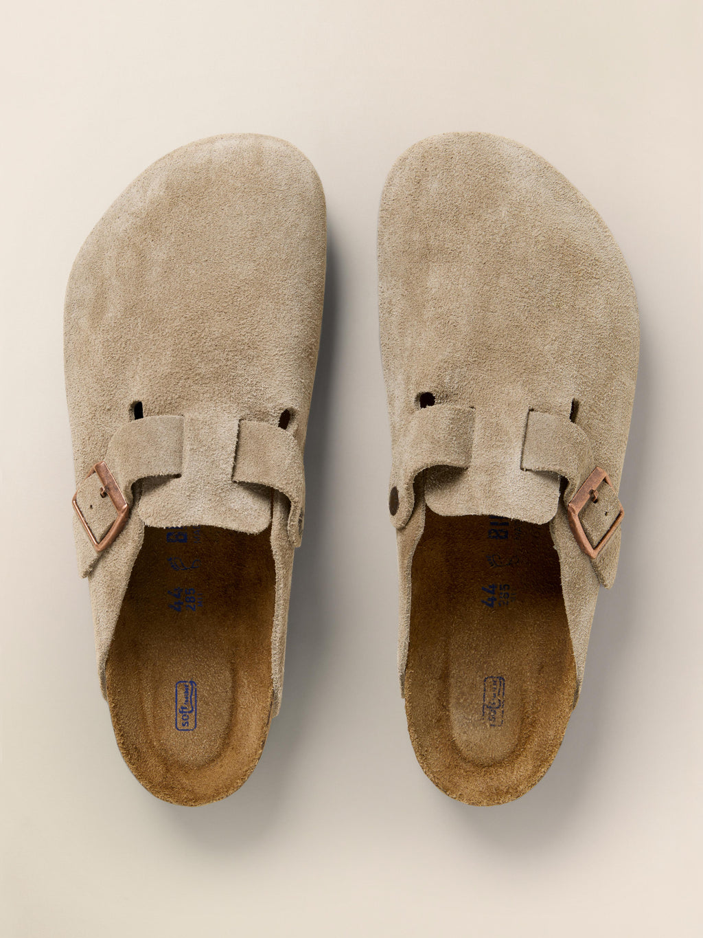 Birkenstock Taupe Bostons Size 47 Boston | Soft Footbed | Suede | Taupe – Birkenstock Midtown main image 2