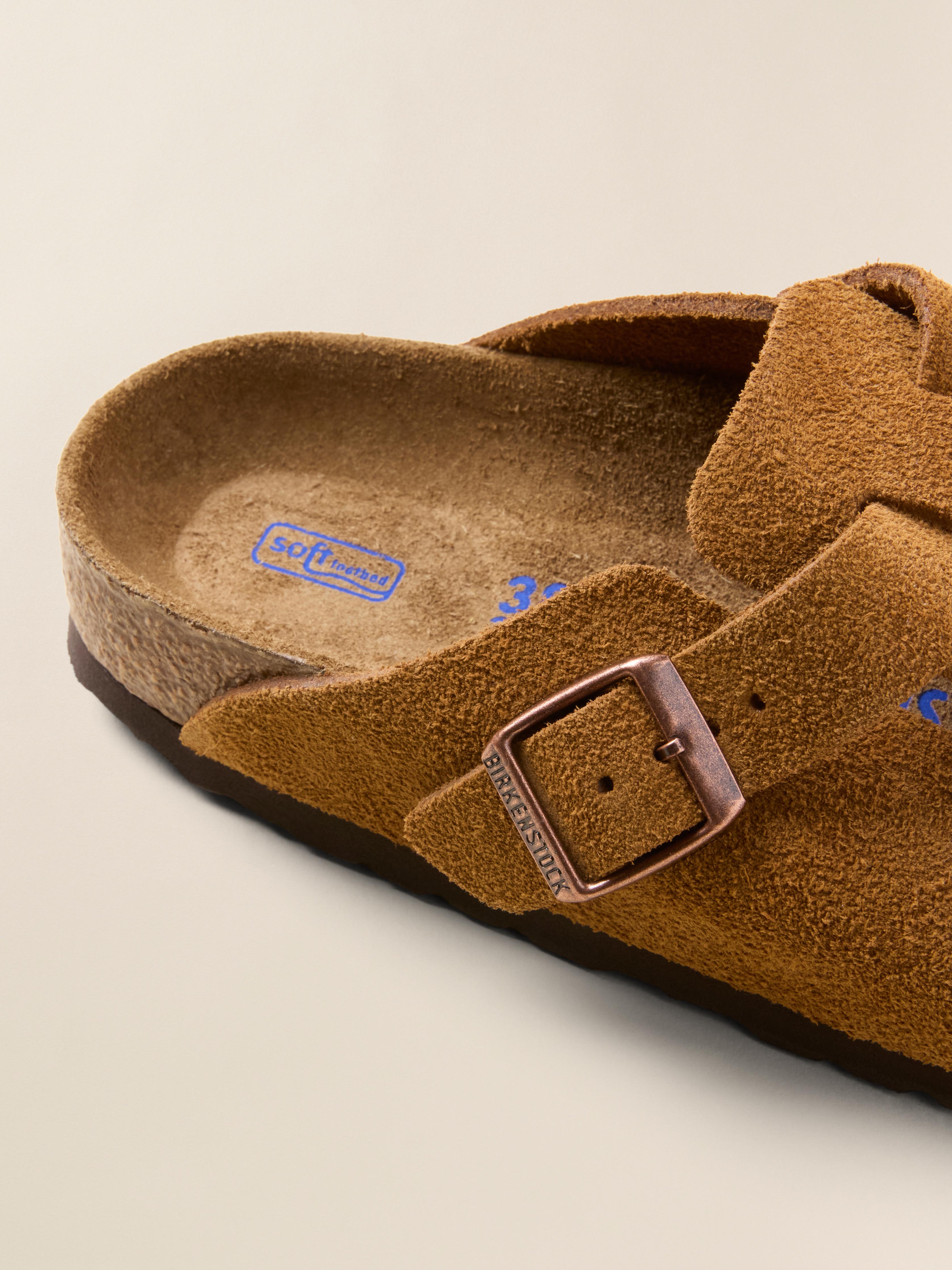 Unisex Birkenstock Suede Boston - Mink