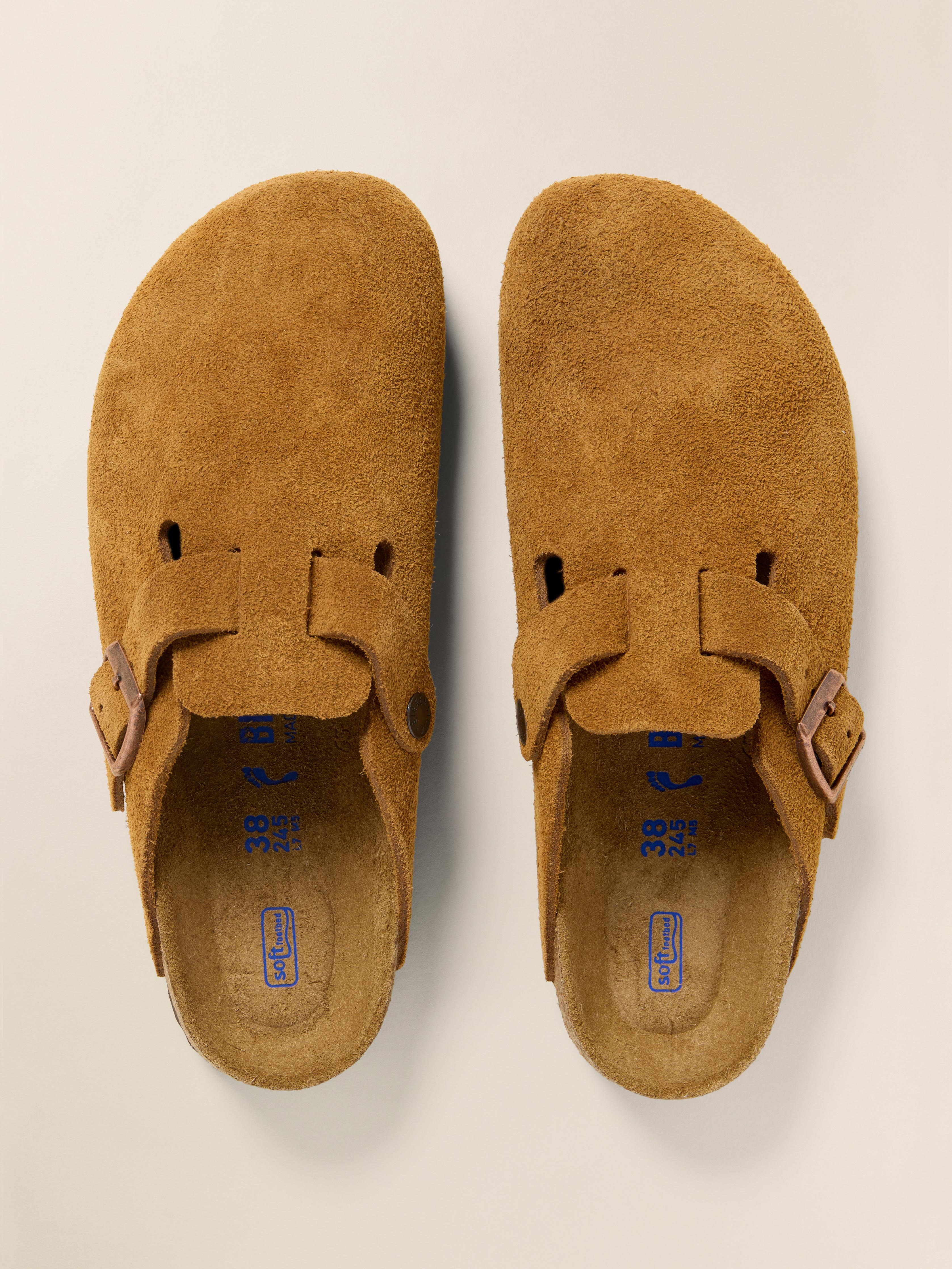 Unisex Birkenstock Suede Boston - Mink