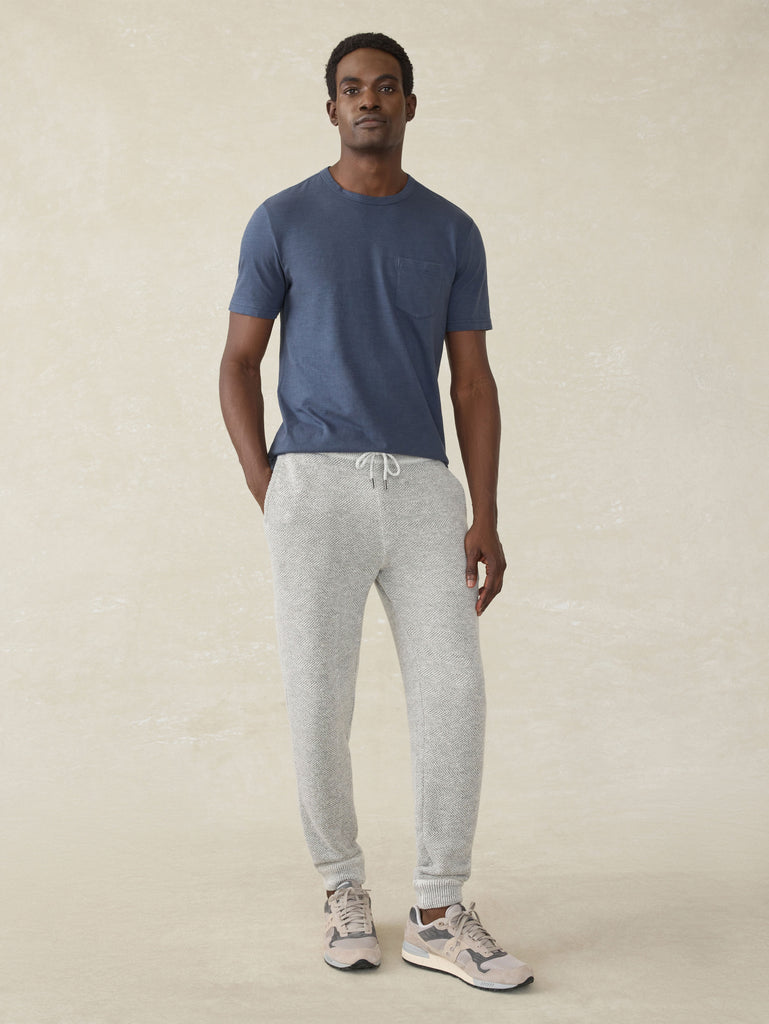 Fairview L S Sweat Whitecap Gray Detail