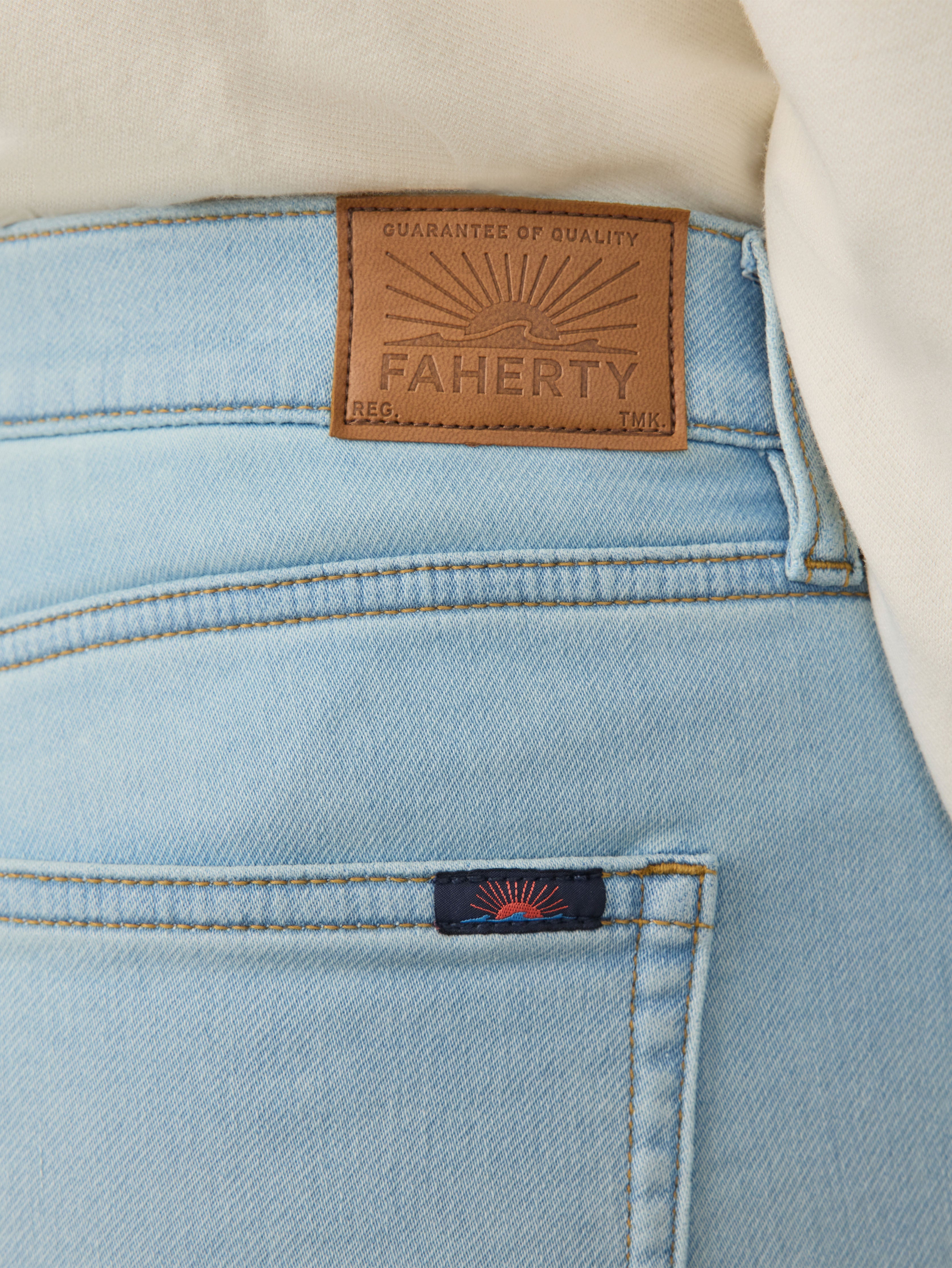 Stretch Terry Indigo 5 Pocket