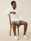 Sunwashed Midweight Organic Hoodie - White