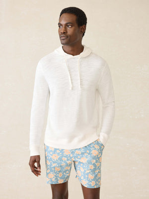 Sunwashed Slub Hoodie (Tall) - White