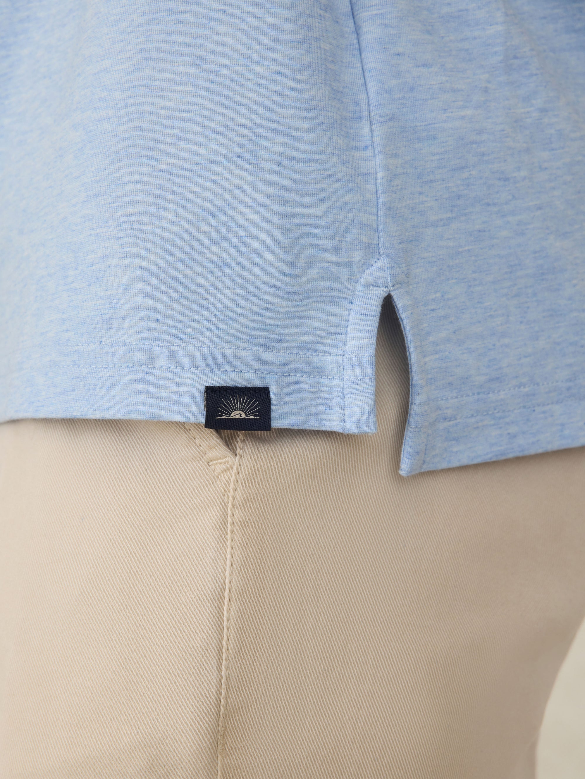 Coveri Moving Blue Cotton Men's Polo