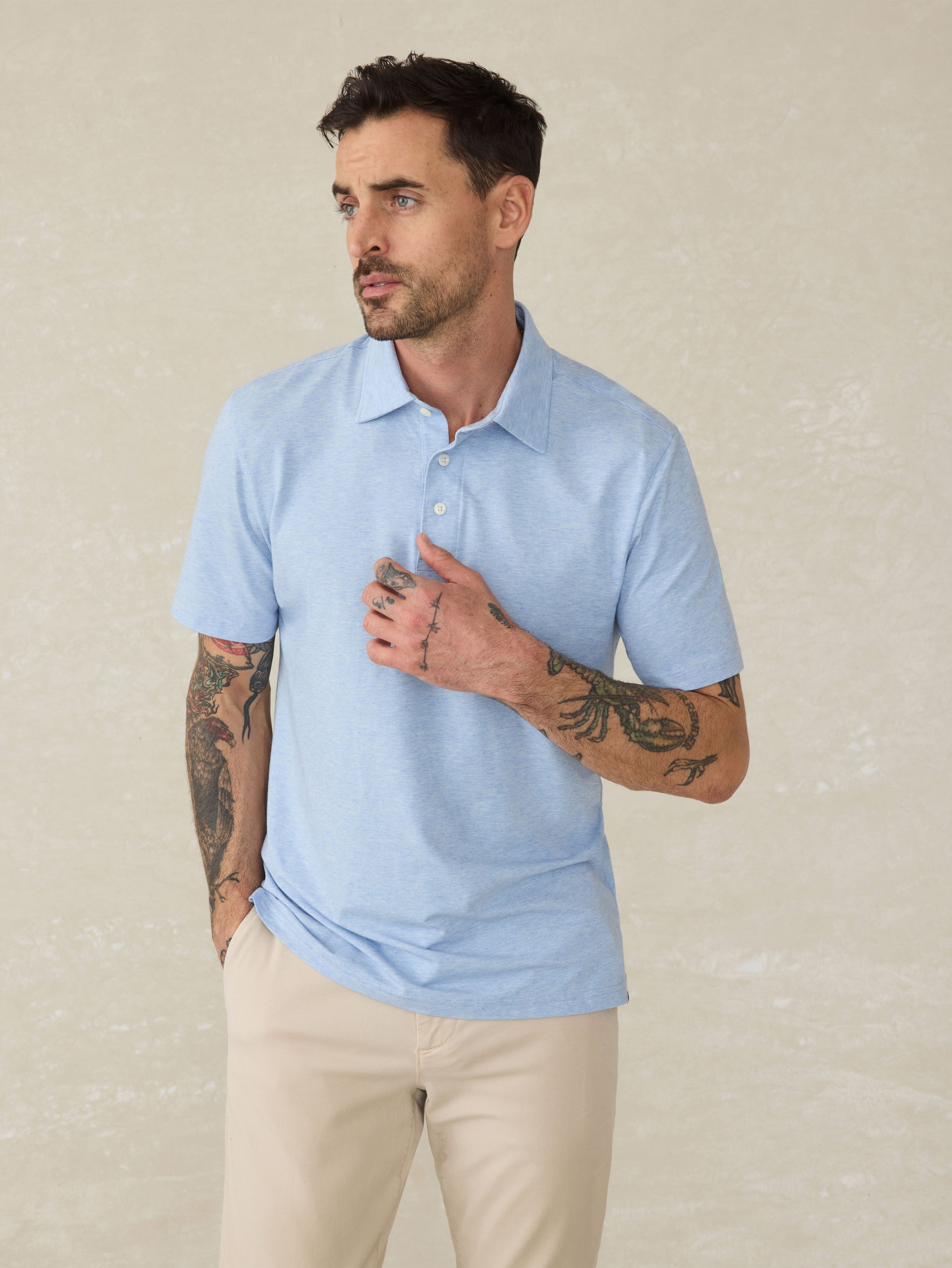 Men's Polos | Short & Long Sleeve | Faherty Brand Men's Polos | Short & Long Sleeve | Faherty Brand