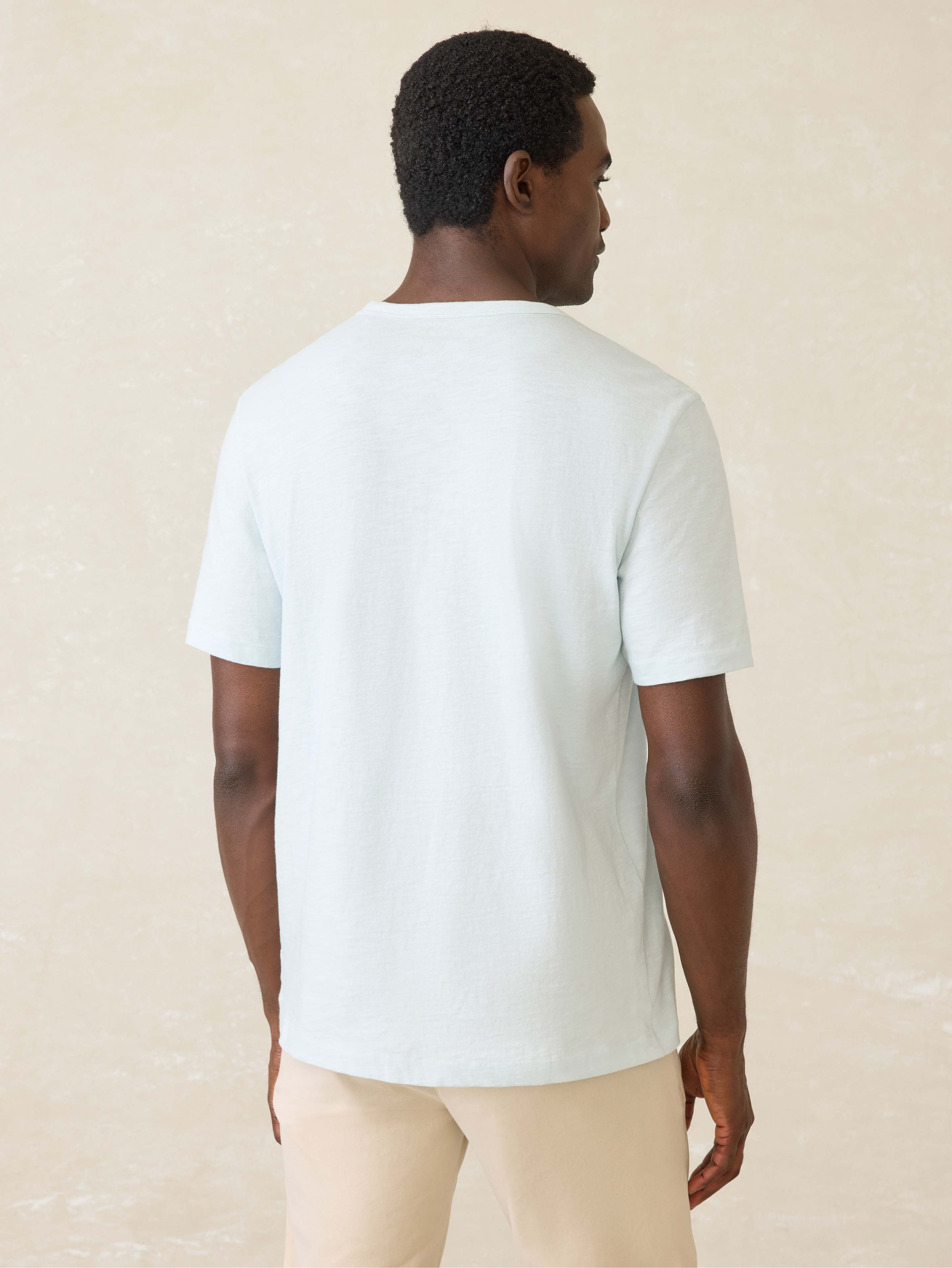 Sunwashed Regenerative Tee - Sky