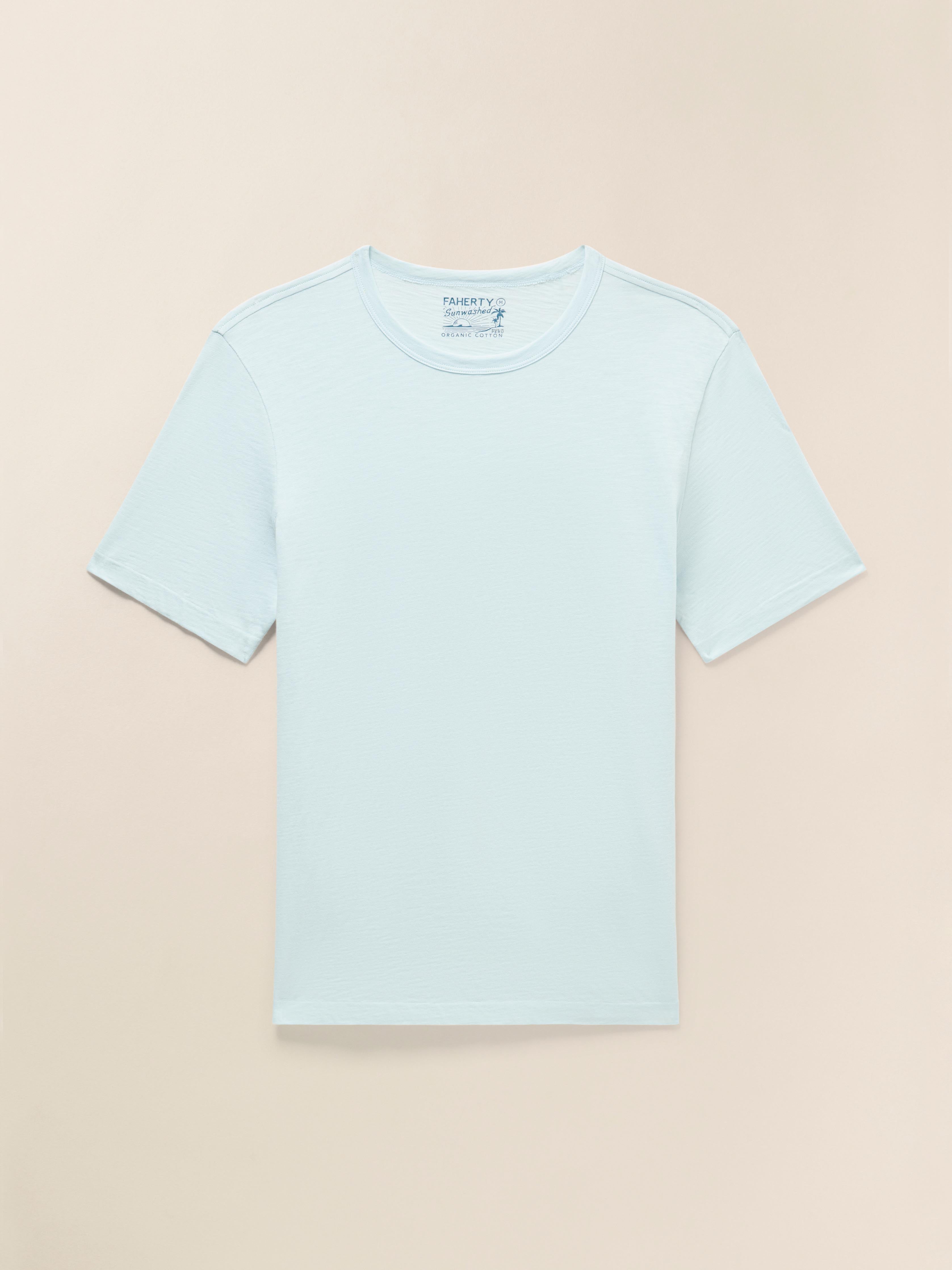 Sunwashed Regenerative Tee - Sky